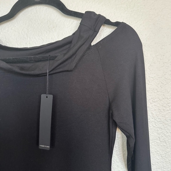 Revolve Krisa | Asymmetrical Cutout Midi Dress - Picture 4 of 11